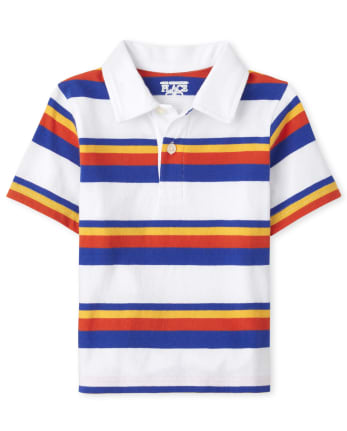 Baby And Toddler Boys Striped Jersey Polo