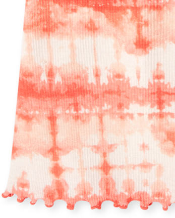 Haut côtelé tie-dye pour fille