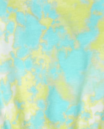 Mameluco con espalda cruzada y estampado para niñas
