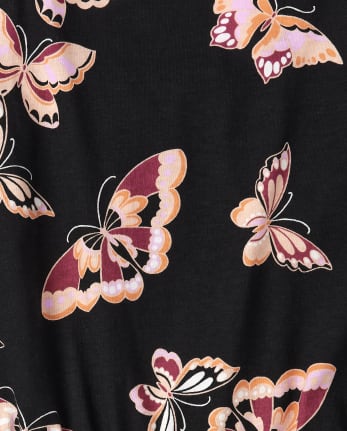 Mameluco con volante de mariposa para niñas