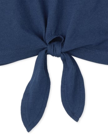 Girls Tie Front Tank Top 2-Pack