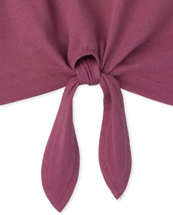 Girls Tie Front Tank Top 2-Pack
