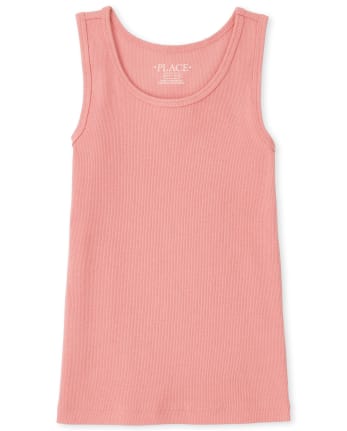 Girls Ribbed Tank Top