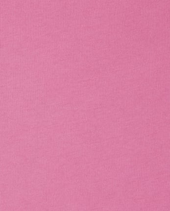 Lot de 3 t-shirts superposés basiques à ourlet arrondi pour fille
