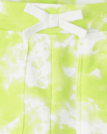 Short en molleton tie-dye pour fille