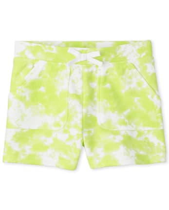Short en molleton tie-dye pour fille