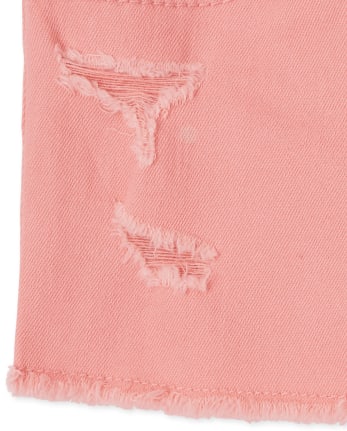 Shorts cortos de mezclilla para niñas