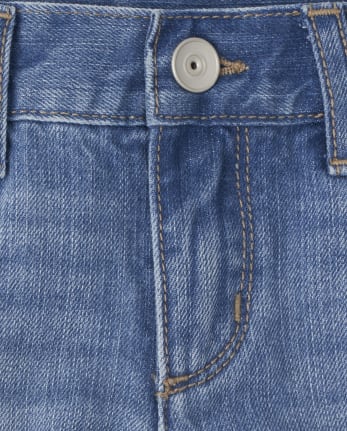 Short midi en jean pour fille