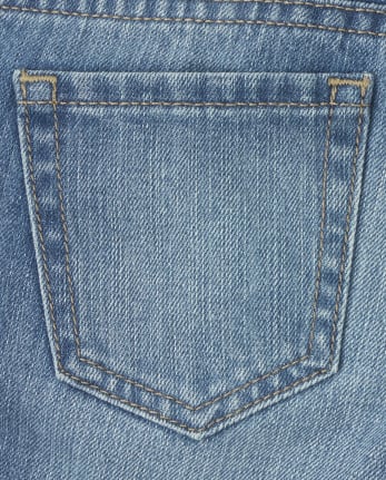Short midi en jean pour fille