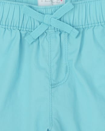 Shorts de sarga para niñas, paquete de 2