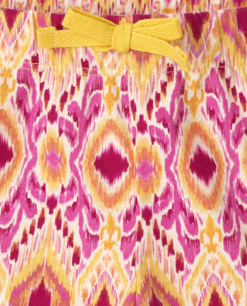 Girls Print Shorts 2-Pack