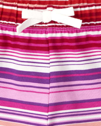 Girls Print Shorts 2-Pack