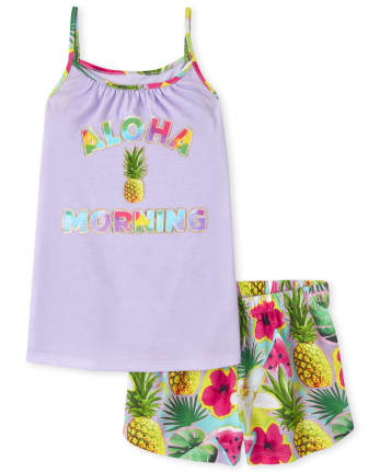 Girls Aloha Morning Pajamas