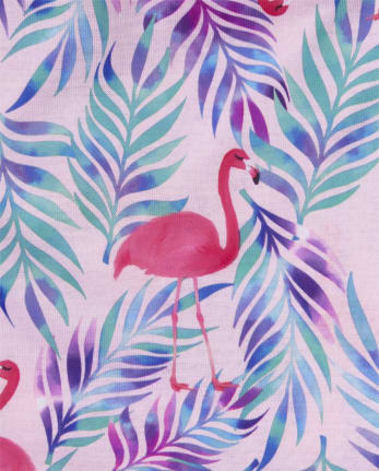 Chemise de nuit flamant rose pour filles