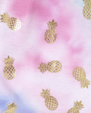 Girls Pineapple Tie Dye Nightgown