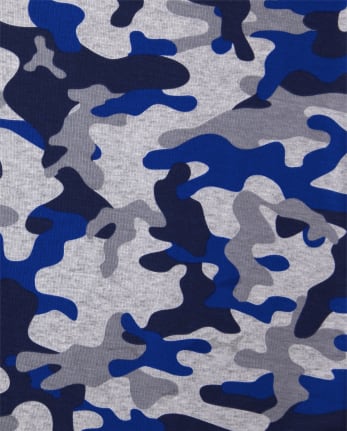 Boys Shark Camo Snug Fit Cotton Pajamas 2-Pack