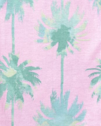 Girls Good Vibes Snug Fit Cotton Pajamas