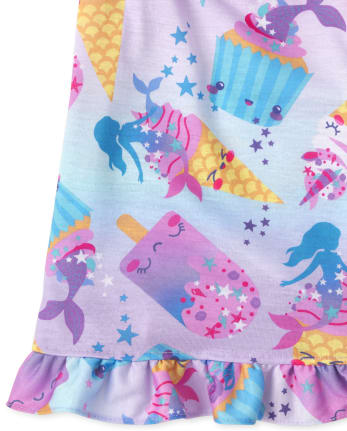 Girls Tie Dye Nightgown 2-Pack