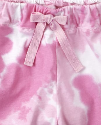 Pijama de algodón teñido anudado familiar a juego para mujer