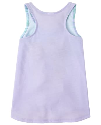Girls Palm Tree Pajamas 2-Pack
