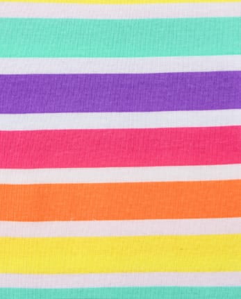 Ensemble de 2 pyjamas en coton ajustés à la crème glacée pour bébés et petites filles
