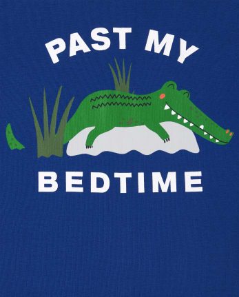 Baby And Toddler Boys Alligator Striped Snug Fit Cotton Pajamas 2-Pack