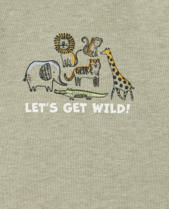 Baby Boys Safari Bodysuit 5-Pack