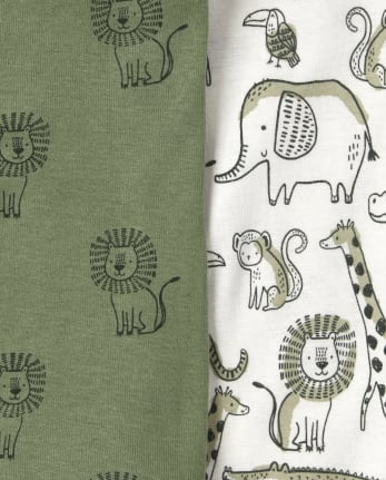 Baby Boys Safari Bodysuit 5-Pack