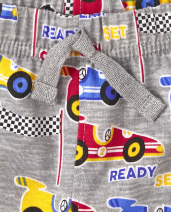 Baby Boys Race Car Shorts 3-Pack