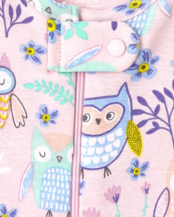 Baby And Toddler Girls Own Snug Fit Cotton One Piece Pajamas