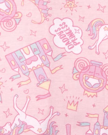 Pijamas mágicos de una pieza de algodón con ajuste ceñido para bebés y niñas pequeñas