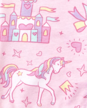 Baby And Toddler Girls Daddy's Princess Snug Fit Cotton Pajamas