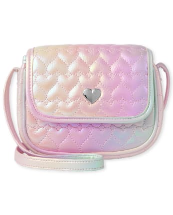 Handbag - Light pink/heart - Ladies