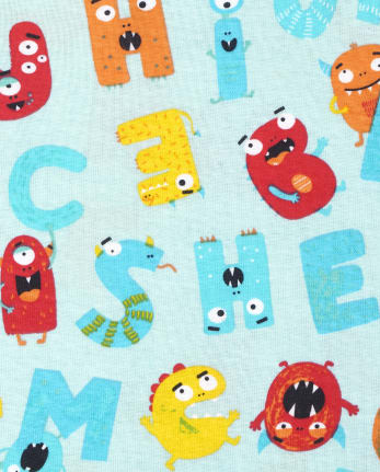 Baby And Toddler ABC Snug Fit Cotton Pajamas