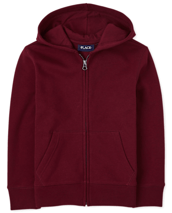 Sudadera con capucha y cremallera Uniforme de vellón para niños - REDWOOD