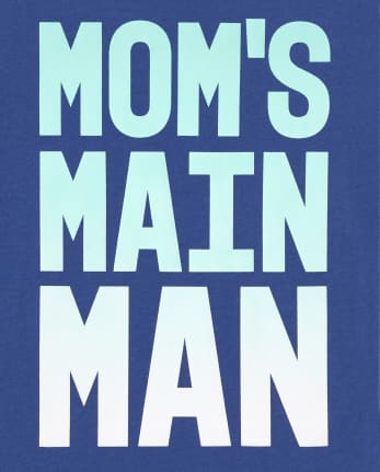 Camiseta con estampado de hombre de mamá para bebés y niños pequeños