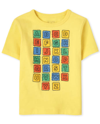 Baby And Toddler Boys ABC Graphic Tee