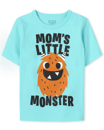 Baby And Toddler Boys Mom's Monster Graphic Tee