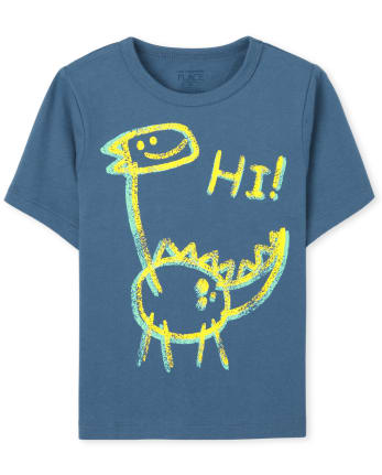 Baby And Toddler Boys Dino Doodle Graphic Tee
