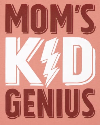 Baby And Toddler Boys Mom's Genius Graphic Tee