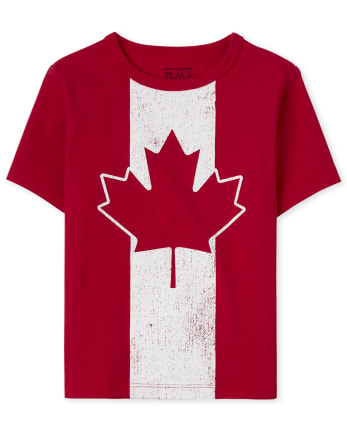 T-shirt graphique de la fête du Canada pour bébés et tout-petits garçons