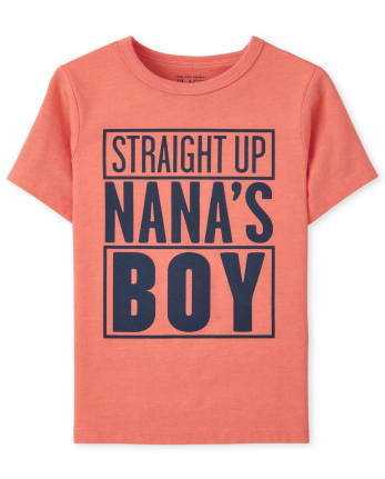 Camiseta estampada Nana's Boy para bebés y niños pequeños