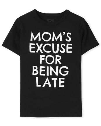 Baby And Toddler Boys Mom's Excuse Graphic Tee