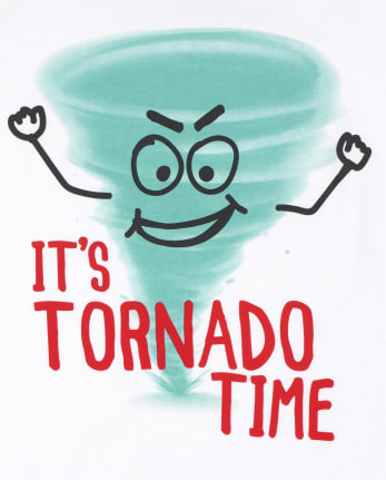 Baby And Toddler Boys Tornado Time Graphic Tee