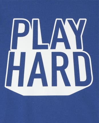 Baby And Toddler Boys Dad And Me Play Hard Graphic Tee