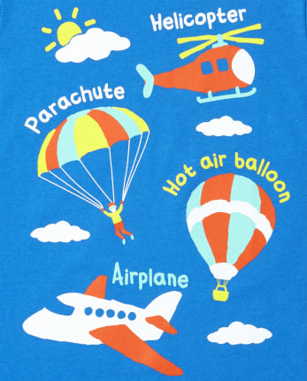 Toddler Boys Transportation Graphic Tee 3-Pack