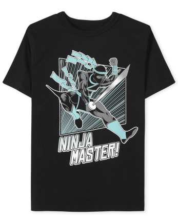 T-shirt graphique Ninja Master pour garçons