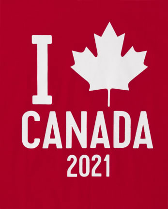 Boys Matching Family Canada Day 2021 Graphic Tee
