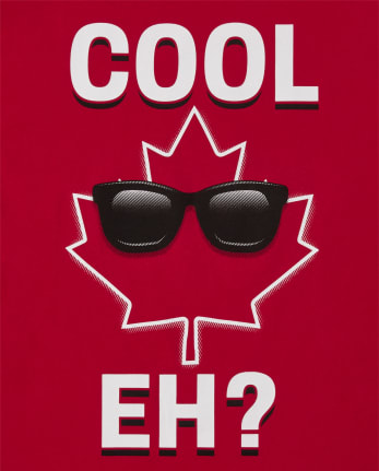 T-shirt graphique cool de la fête du Canada pour garçon