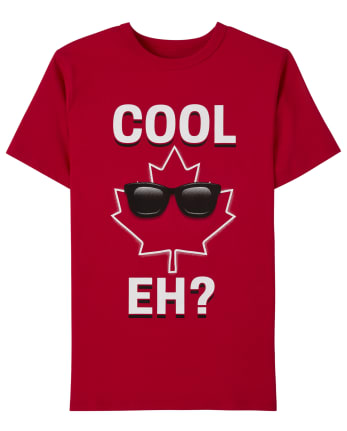 T-shirt graphique cool de la fête du Canada pour garçon